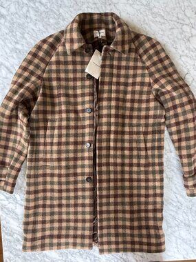 Sezanne Octobre Editions Weldon Coat, Autumn Tiles, 52 EU/42 US.